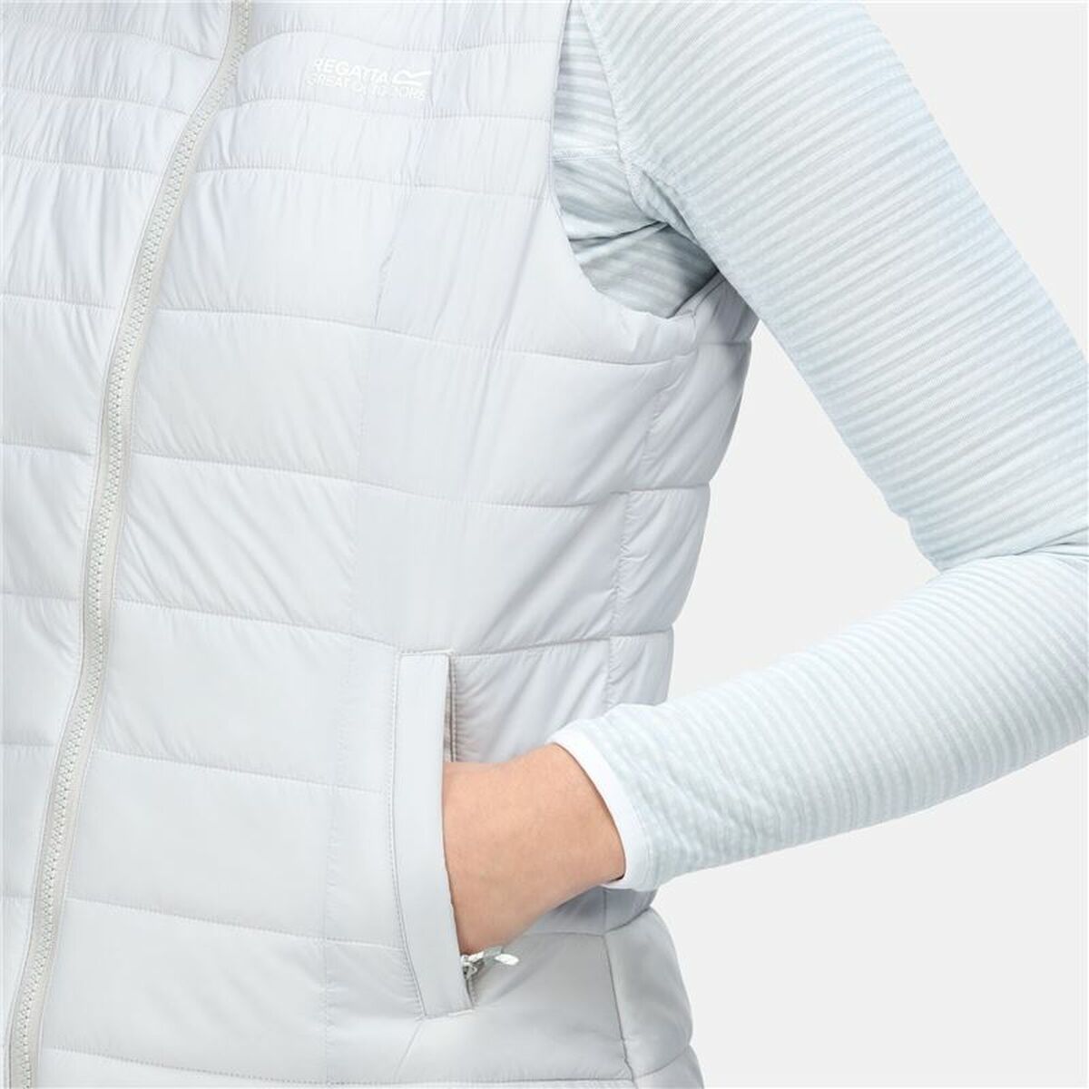 Colete Mulher Regatta Freezeway III Insulated Branco - EcoNest