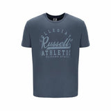 Camisola de Manga Curta Russell Athletic Amt A30211 Azul escuro Homem - EcoNest