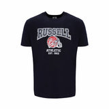 Camisola de Manga Curta Russell Athletic State Preto Homem - EcoNest