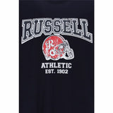 Camisola de Manga Curta Russell Athletic State Preto Homem - EcoNest