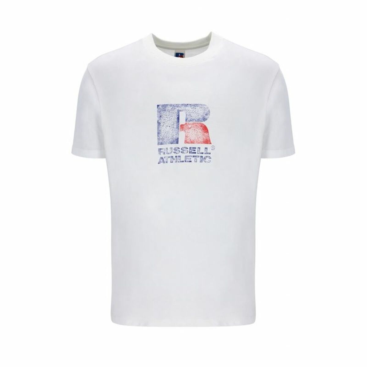 Camisola de Manga Curta Russell Athletic Emt E36201 Branco Homem - EcoNest