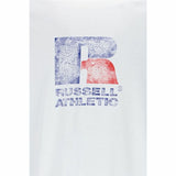 Camisola de Manga Curta Russell Athletic Emt E36201 Branco Homem - EcoNest