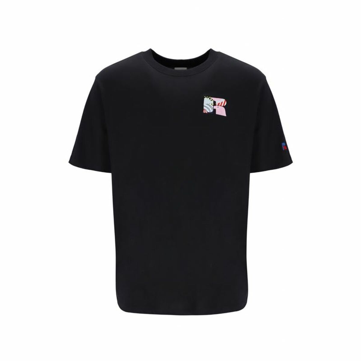 Camisola de Manga Curta Russell Athletic Emt E36221 Preto Homem - EcoNest