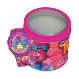 Relógio para bebês Cartoon TROLLS - TIN BOX (Ø 33 mm) - EcoNest