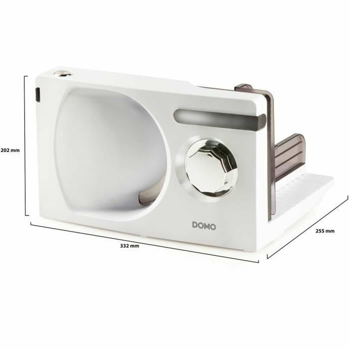 Máquina de Cortar Fiambre DOMO DO523S 120 W Branco - EcoNest