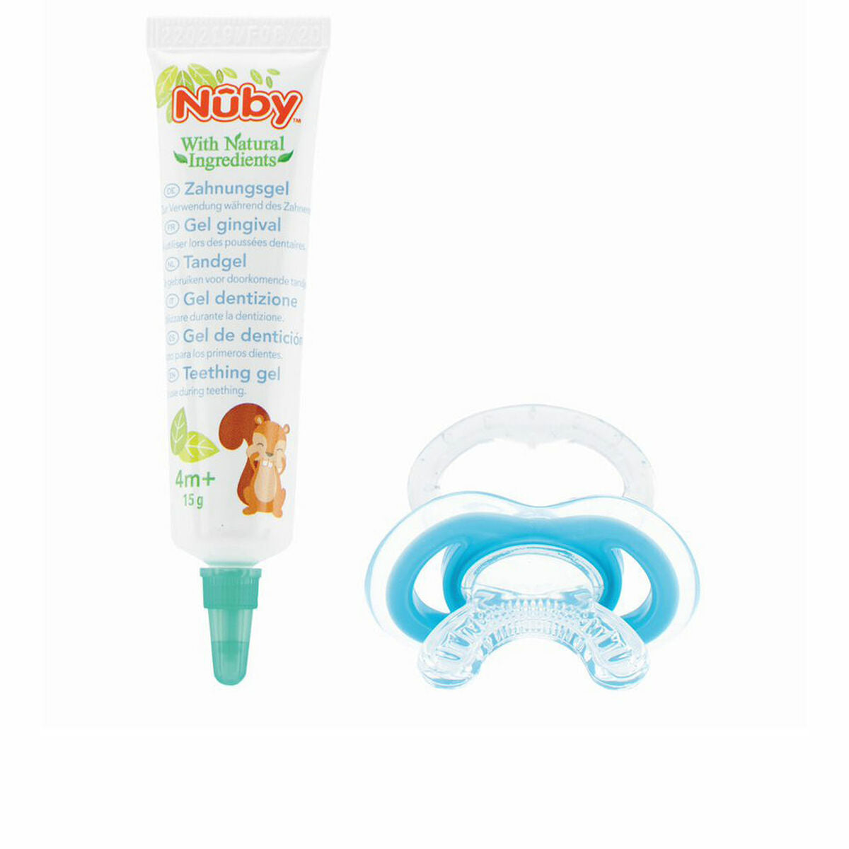 Conjunto de Presente para Bebé Nûby Gel Gingival 2 Peças - EcoNest