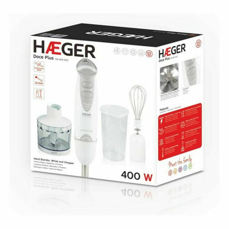 Batedora de Mão Haeger HB-400.012A Branco 400 W 400W - EcoNest