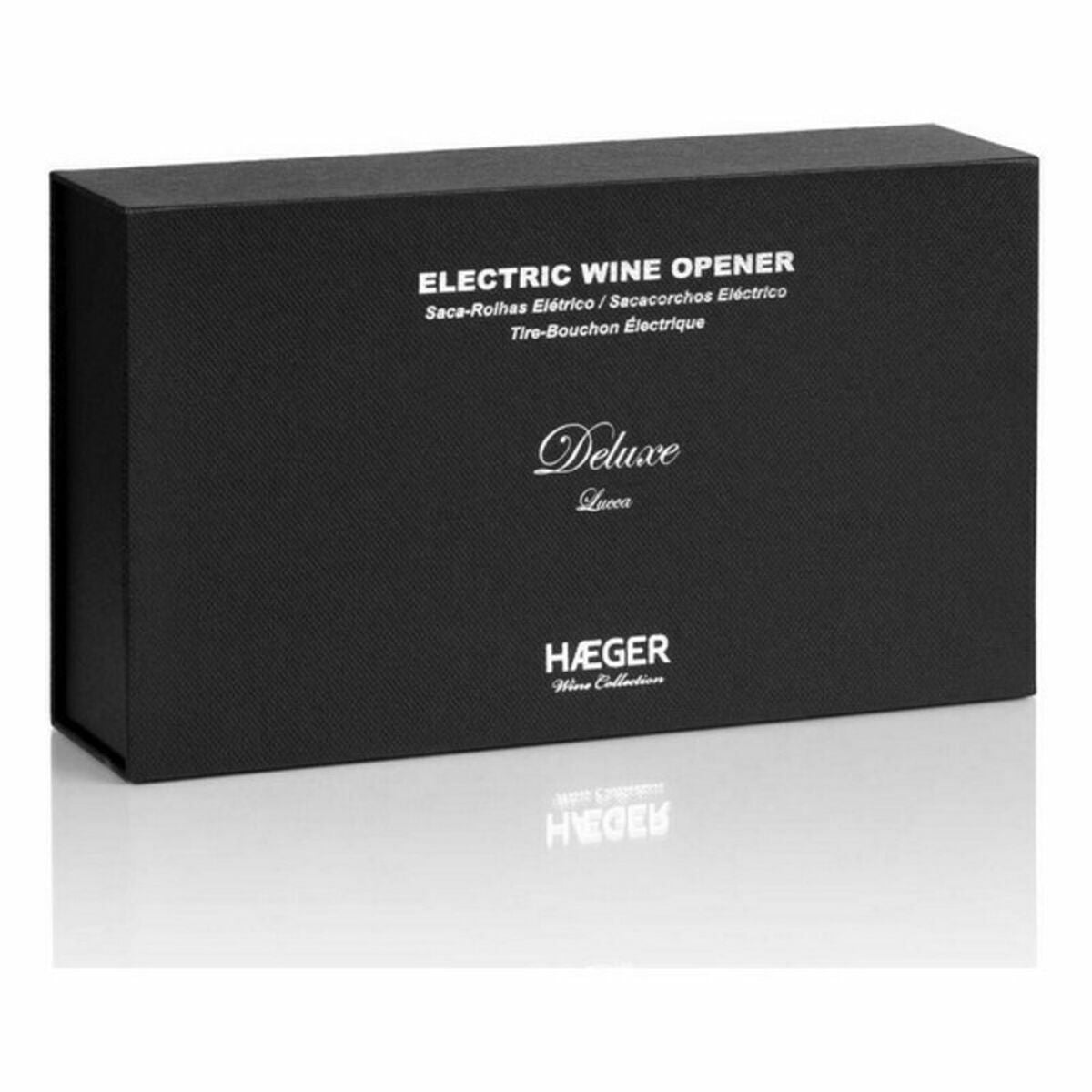 Saca-rolhas elétrico Haeger WO-0SC.005A 2W Aço inoxidável - EcoNest