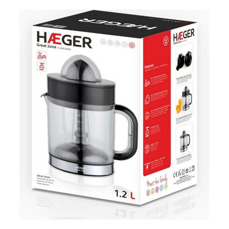 Espremedor Elétrico Haeger CJ-040.004A Preto Multicolor 40 W 1,2 L - EcoNest