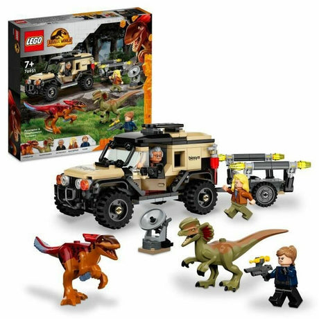 Playset Lego 76951 Jurassic World Transport of Pyroraptor and Dilophosaurus - EcoNest