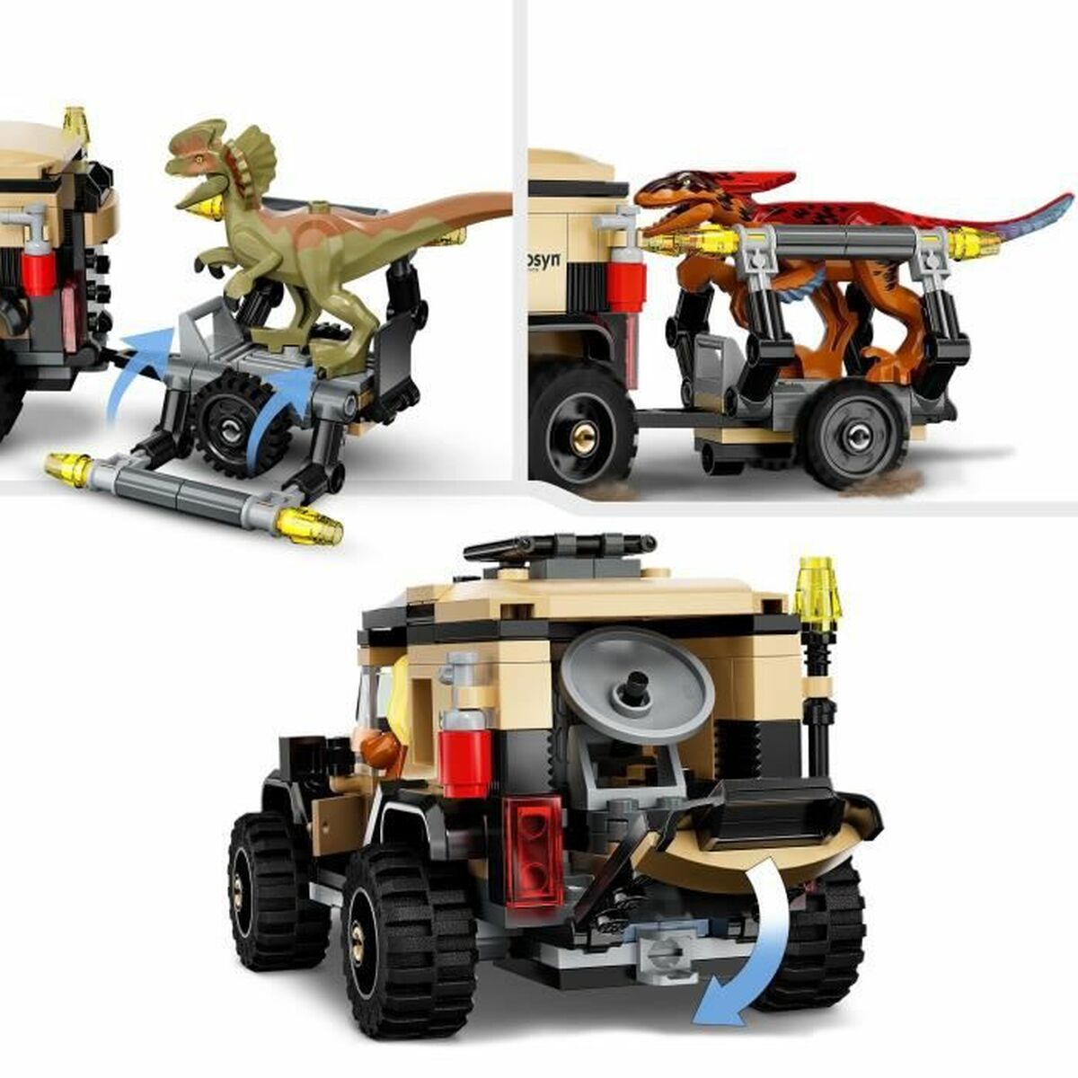 Playset Lego 76951 Jurassic World Transport of Pyroraptor and Dilophosaurus - EcoNest