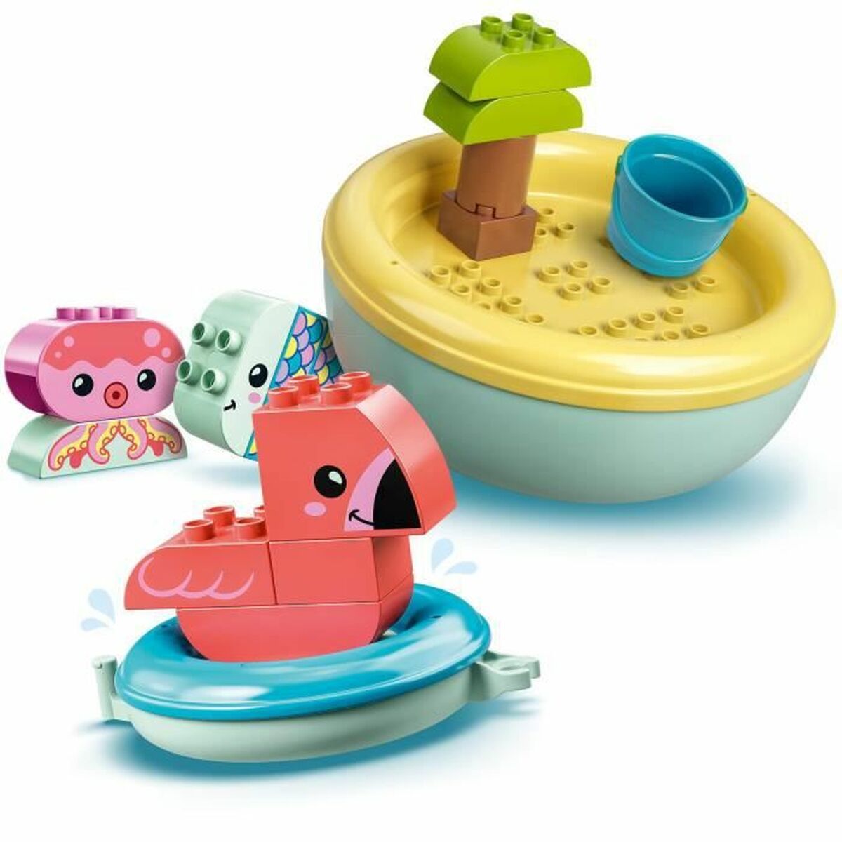 Playset Lego 10966 DUPLO Bath Toy: Floating Animal Island (20 Peças) - EcoNest