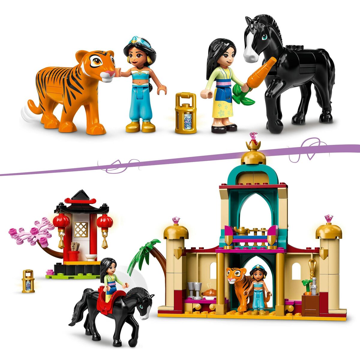 Playset Lego 43208 Adventures of Jasmine and Mulan - EcoNest