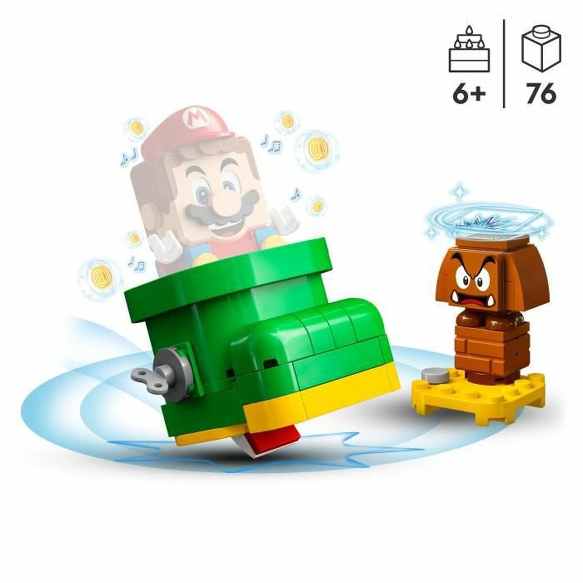 Jogo de Construção Lego Super Mario 71404 Goomba's Shoe Expansion Set Multicolor - EcoNest