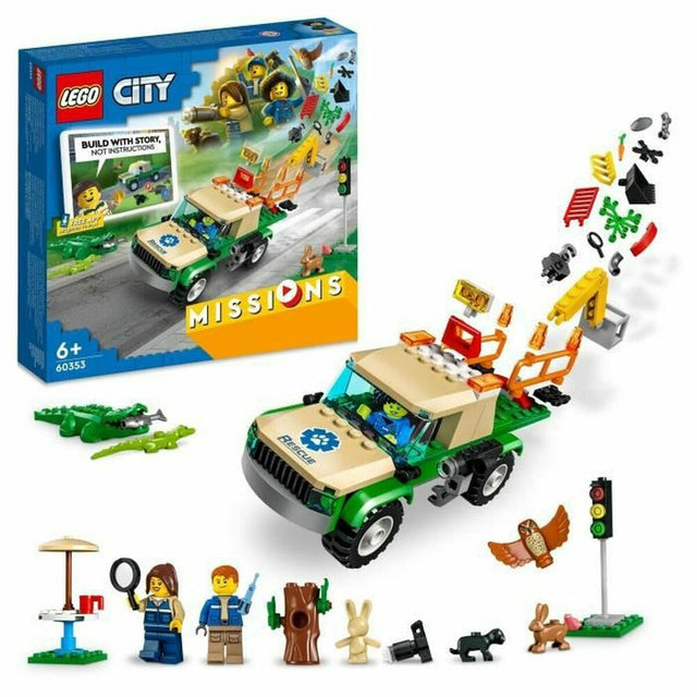 Playset Lego City 60353 Wild Animal Rescue Missions (246 Peças) - EcoNest