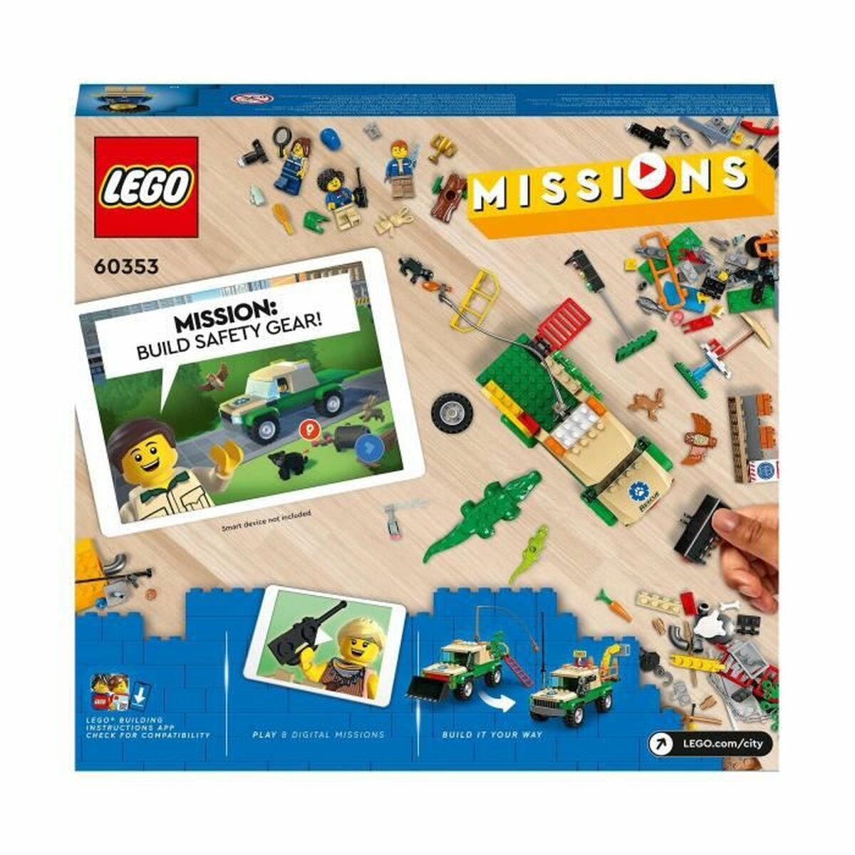 Playset Lego City 60353 Wild Animal Rescue Missions (246 Peças) - EcoNest