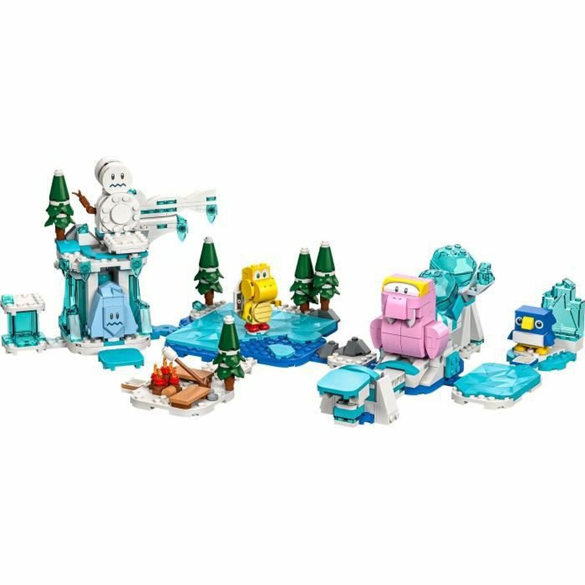 Playset Lego Super Mario 71417 Fliprus snow adventure 567 Peças - EcoNest