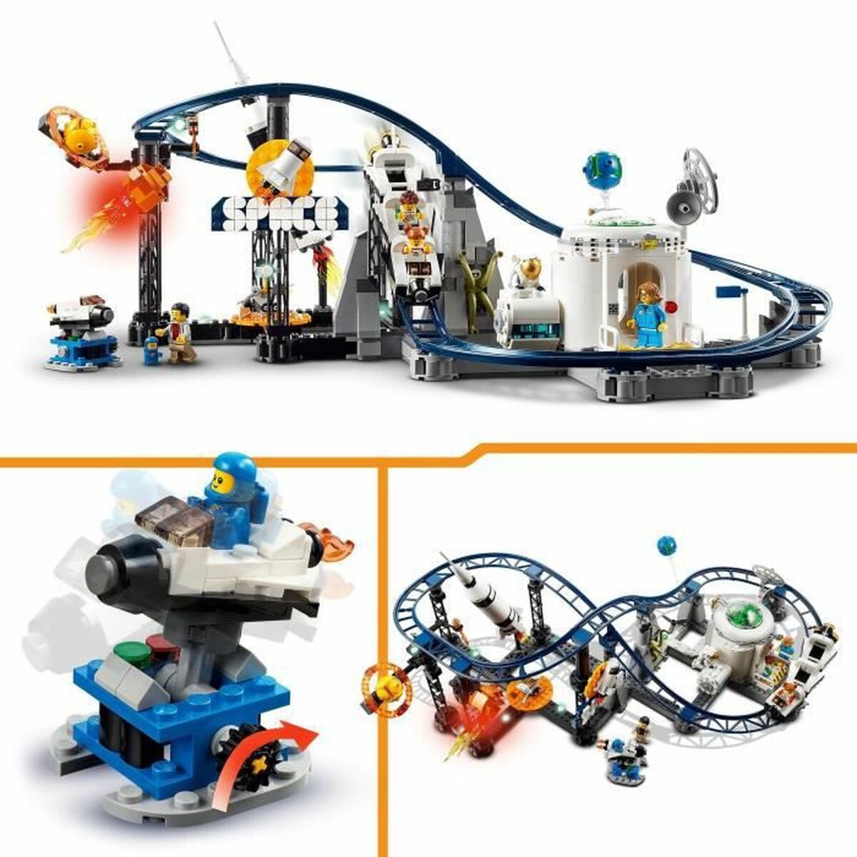 Playset Lego Creator 31142 Space Rollercoaster 874 Peças - EcoNest