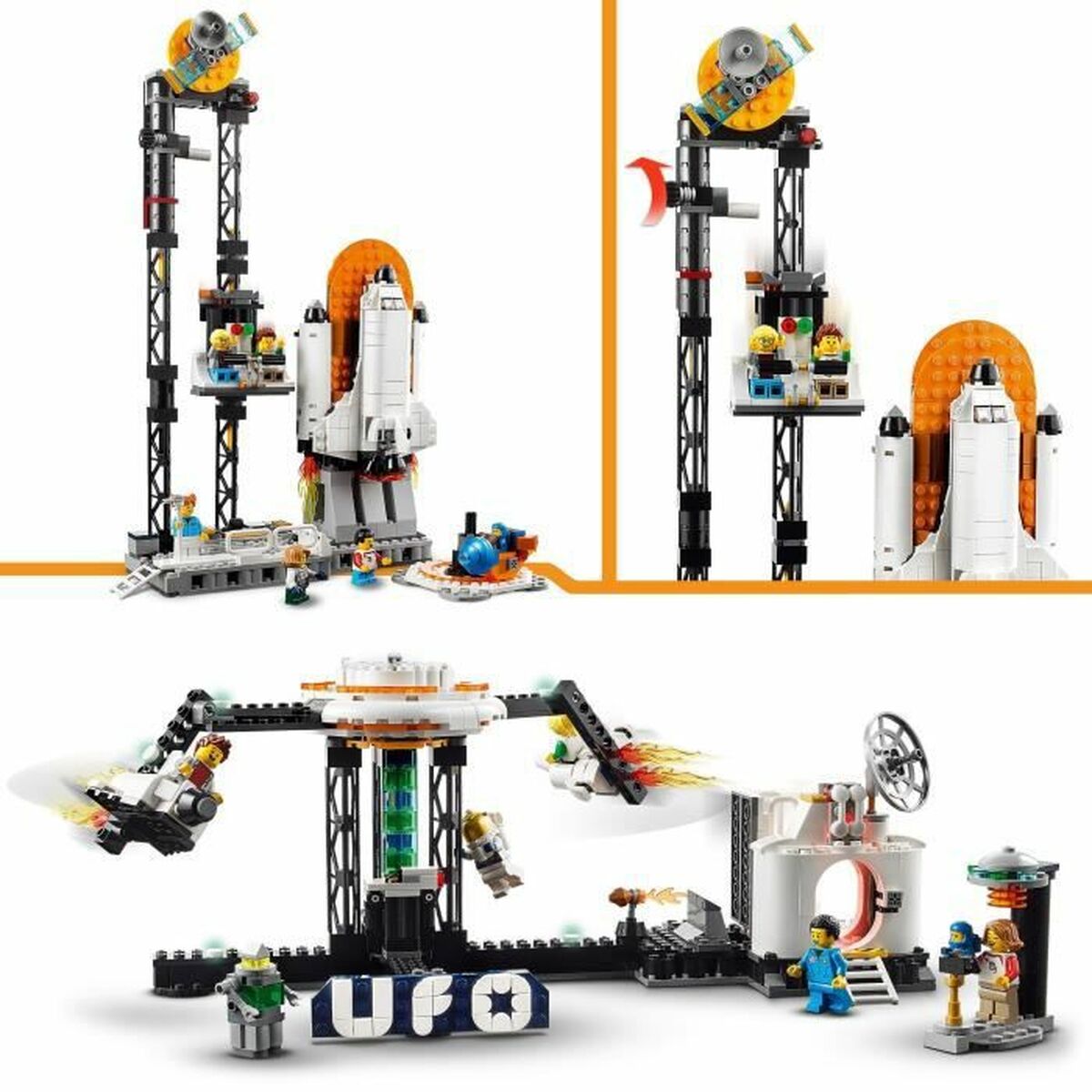 Playset Lego Creator 31142 Space Rollercoaster 874 Peças - EcoNest