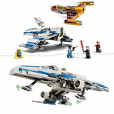 Playset Lego Star Wars 75364 New Republic E-Wing vs Shin Hati's Starfighter 1056 Peças - EcoNest