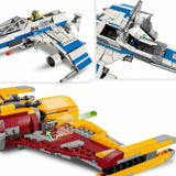 Playset Lego Star Wars 75364 New Republic E-Wing vs Shin Hati's Starfighter 1056 Peças - EcoNest