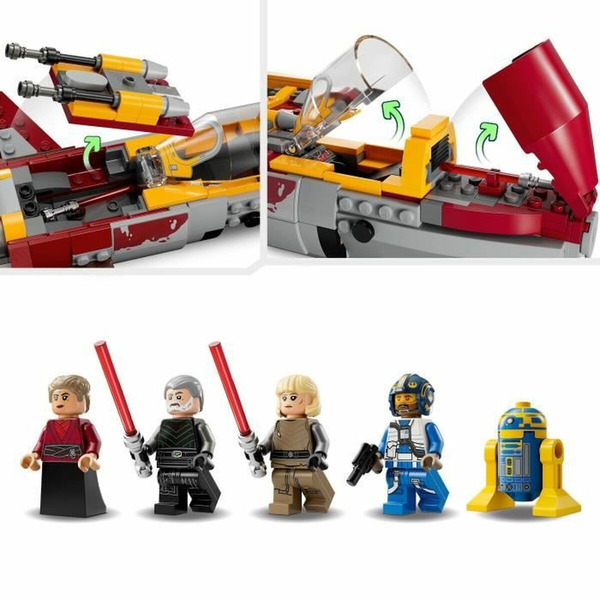 Playset Lego Star Wars 75364 New Republic E-Wing vs Shin Hati's Starfighter 1056 Peças - EcoNest