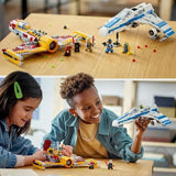 Playset Lego Star Wars 75364 New Republic E-Wing vs Shin Hati's Starfighter 1056 Peças - EcoNest