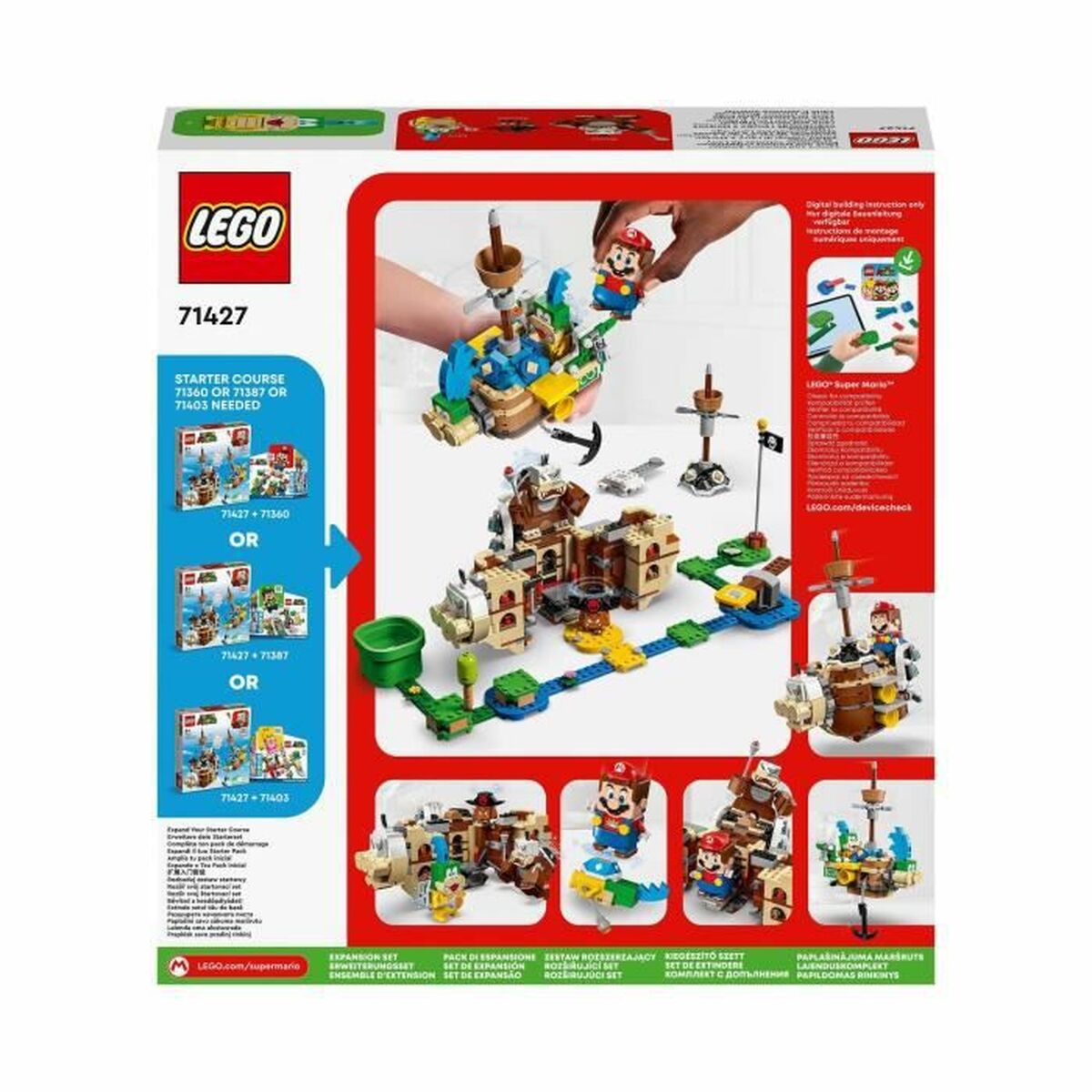 Playset Lego 71427 Super Mario: Larry's and Morton's Airships 1062 Peças - EcoNest