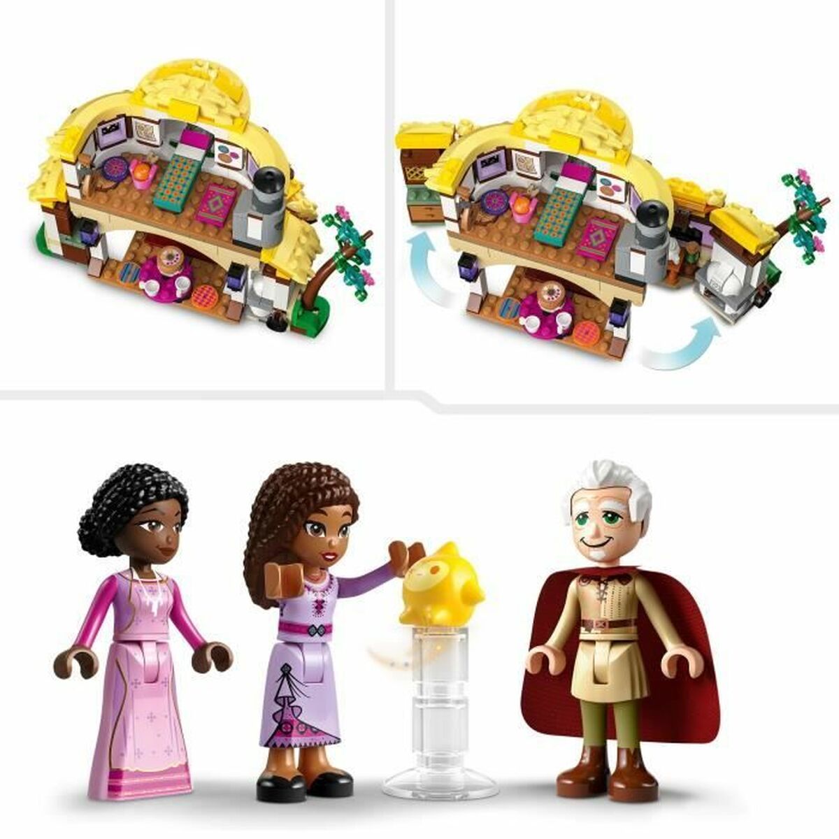 Playset Lego isney Wish 43231 Asha's Cottage - EcoNest