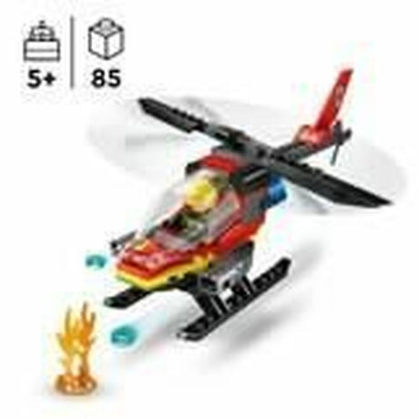 Playset Lego 60411 Fire Rescue Helicopter - EcoNest