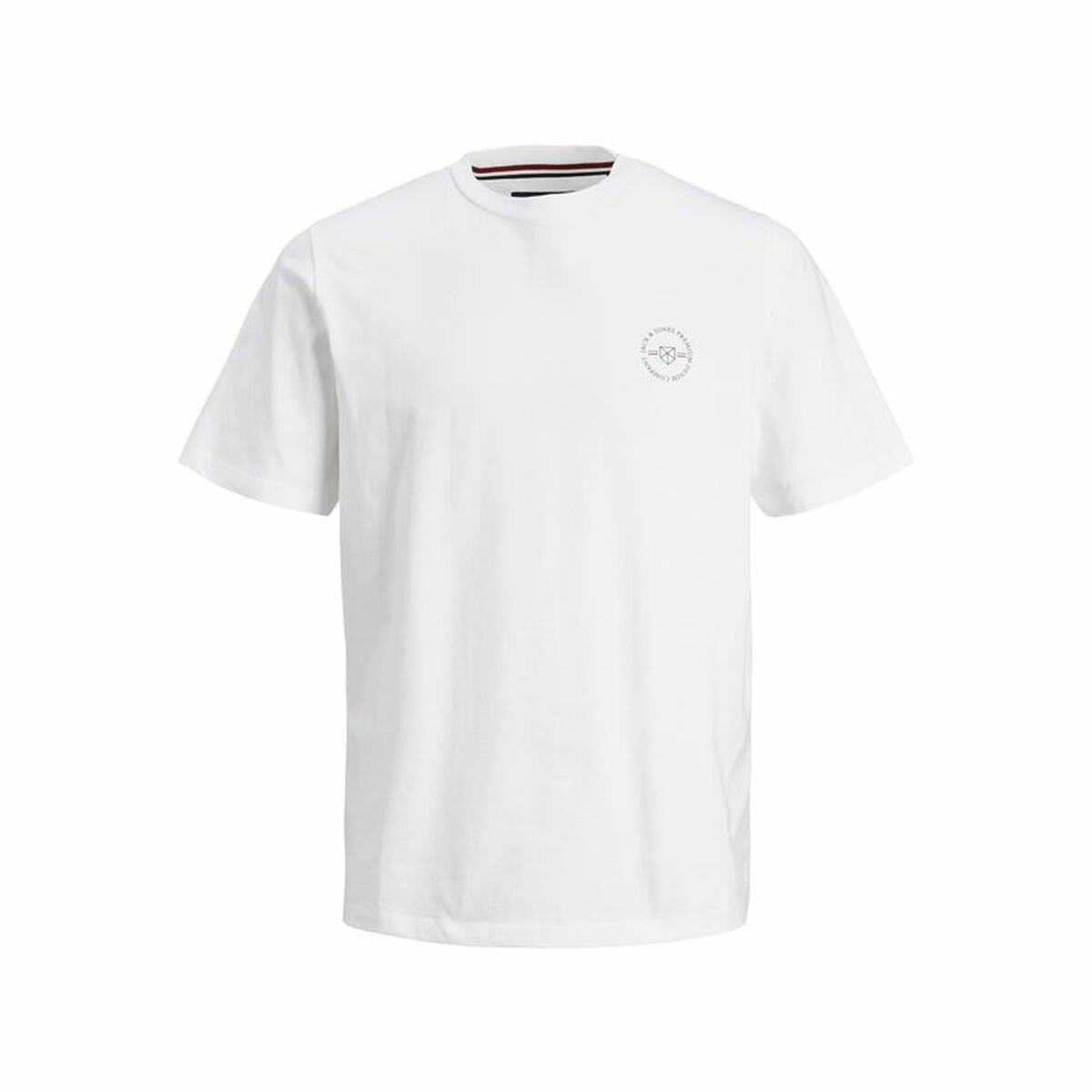 Camisola de Manga Curta Homem Jack & Jones lushield Branco Homem - EcoNest