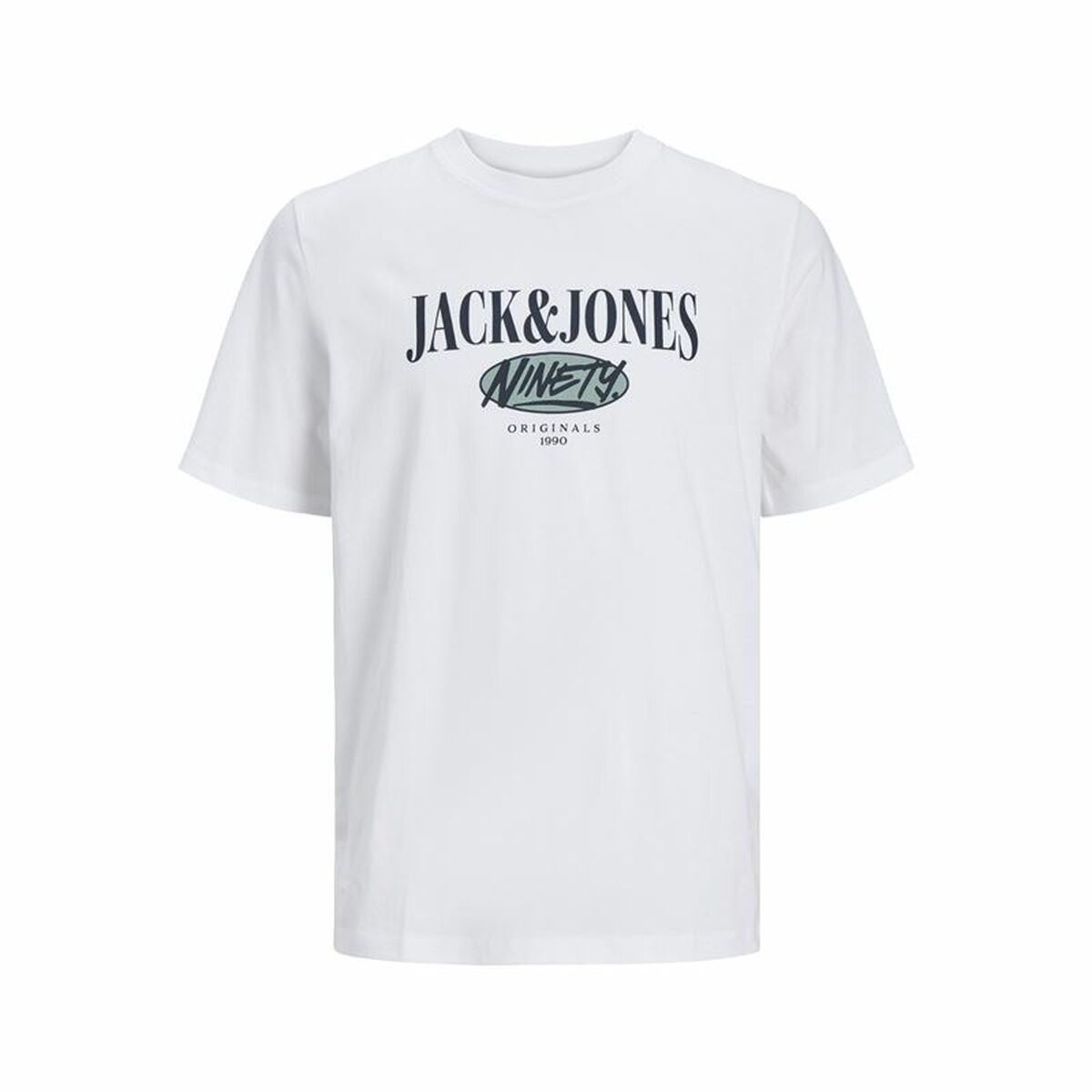 Camisola de Manga Curta Homem Jack & Jones cobin Branco Homem - EcoNest