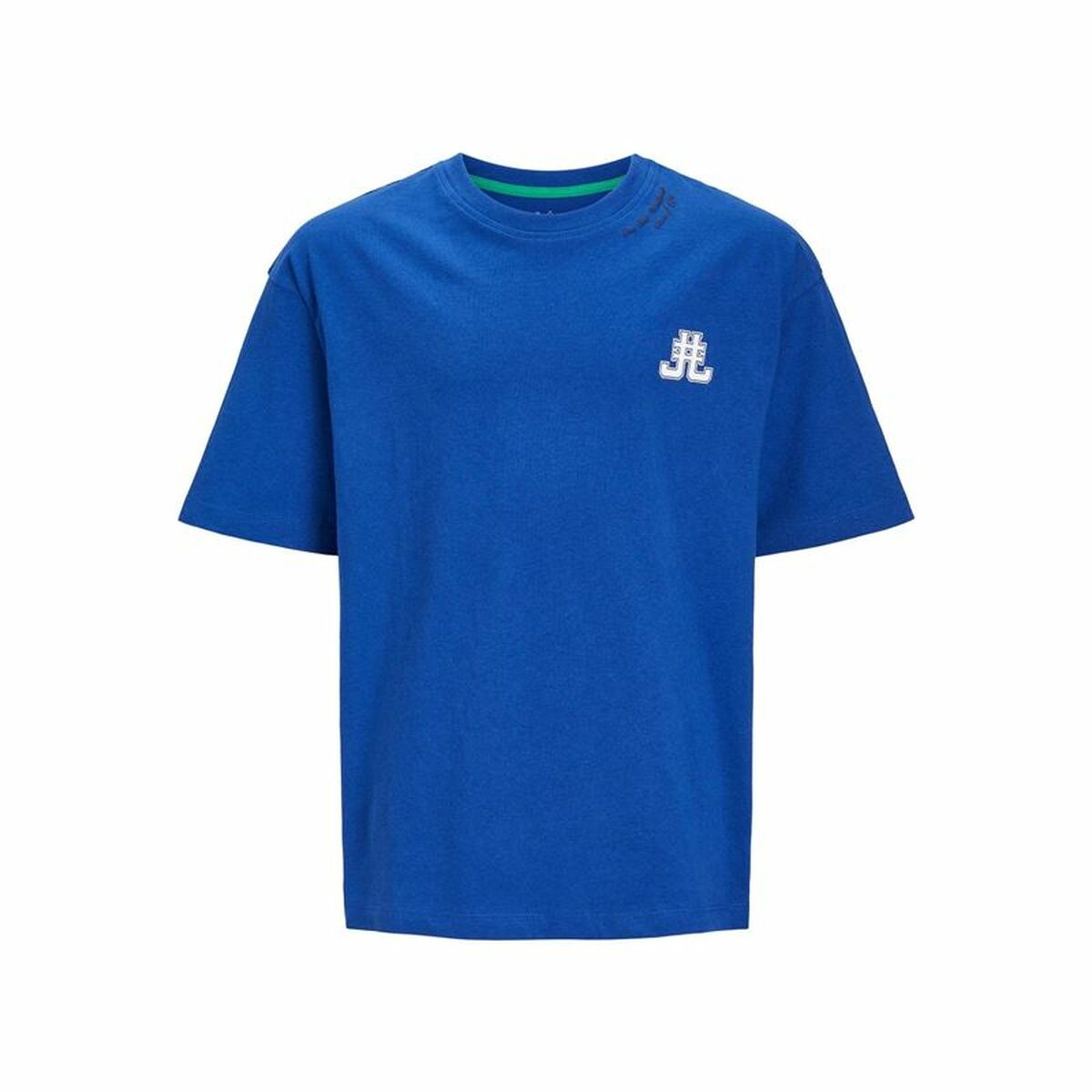 Camisola de Manga Curta Infantil Jack & Jones Jorcole Back Print Azul escuro - EcoNest