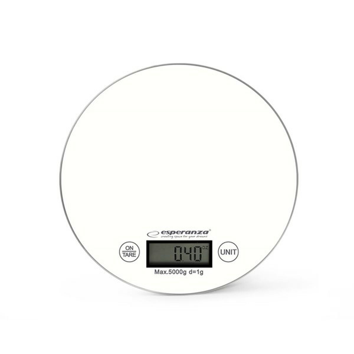 balança de cozinha Esperanza EKS003W Branco 5 kg - EcoNest