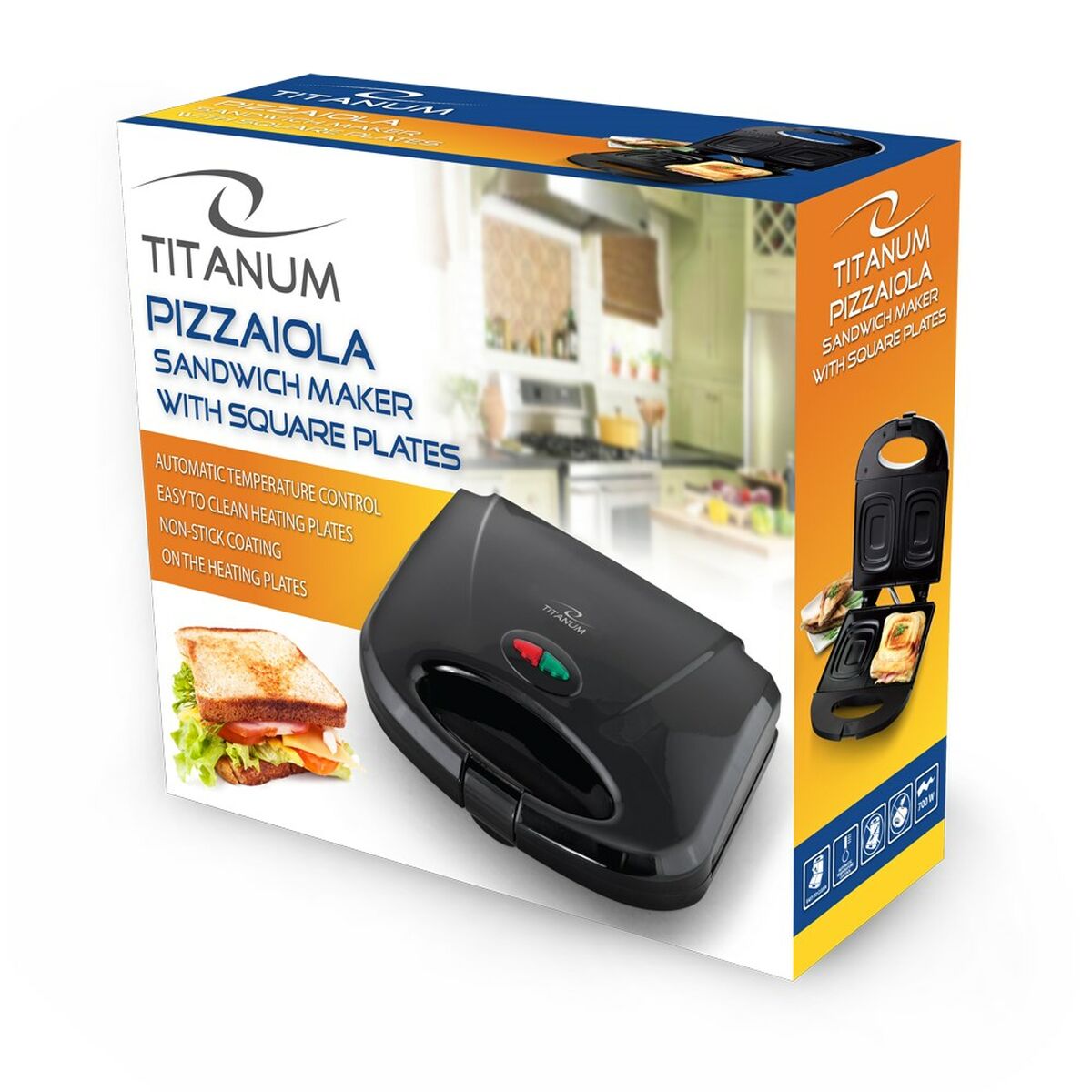 Sanduicheira Esperanza TKT005K Preto 700 W