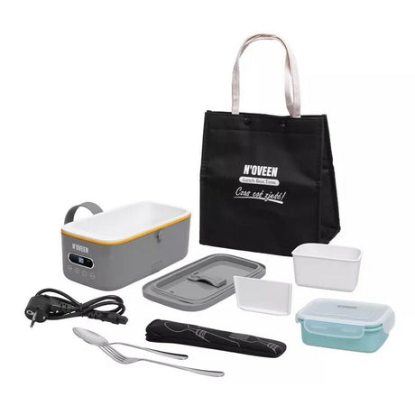 Lunch box N'oveen MLB910 Grey Rectangular