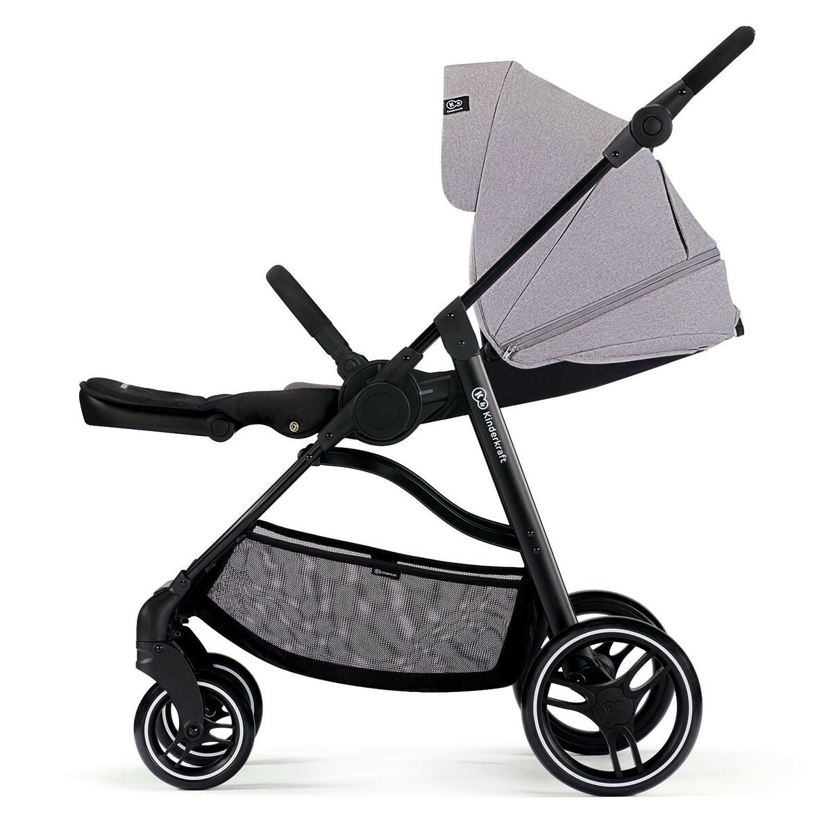 Carrinho de passeio para bebê Kinderkraft VESTO stroller Cinzento - EcoNest