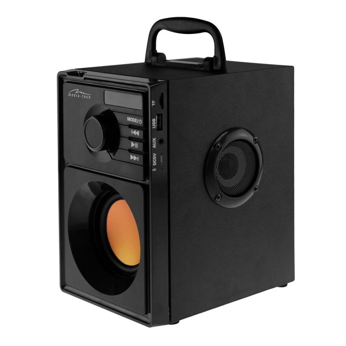 Altifalante Bluetooth Media Tech BoomBox BT MT3145 V2 Preto 600 W - EcoNest