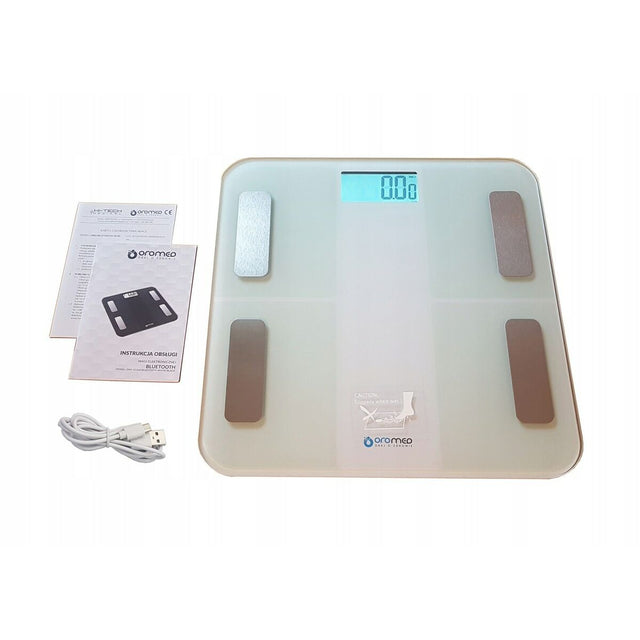 Balança digital para casa de banho Oromed ORO-SCALE Branco Acrílico 180 kg - EcoNest