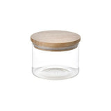 Conjunto de 3 Potes San Ignacio Cristal Transparente Bambu - EcoNest