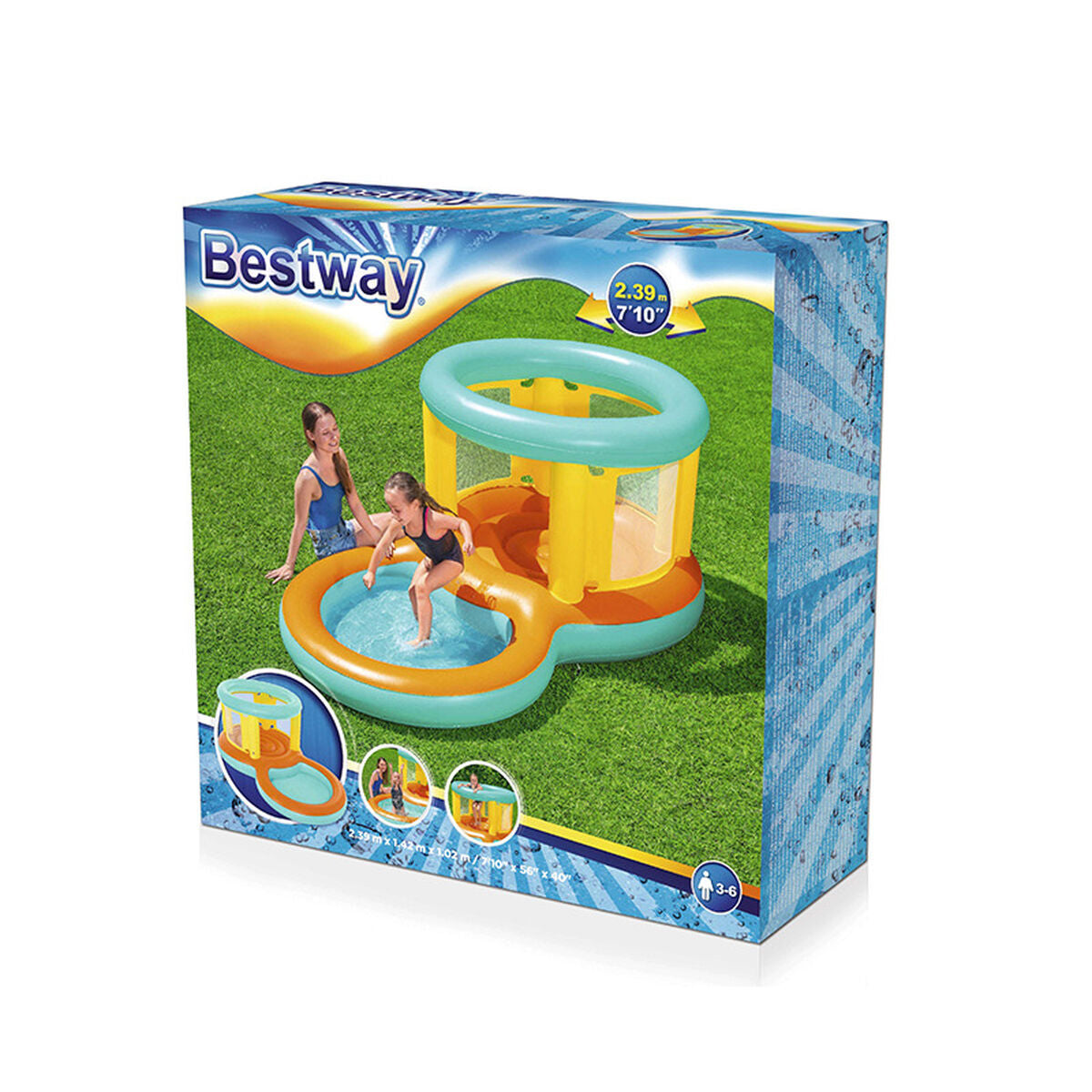 Piscina infantil Bestway Parque Lúdico 239 x 142 x 102 cm - EcoNest