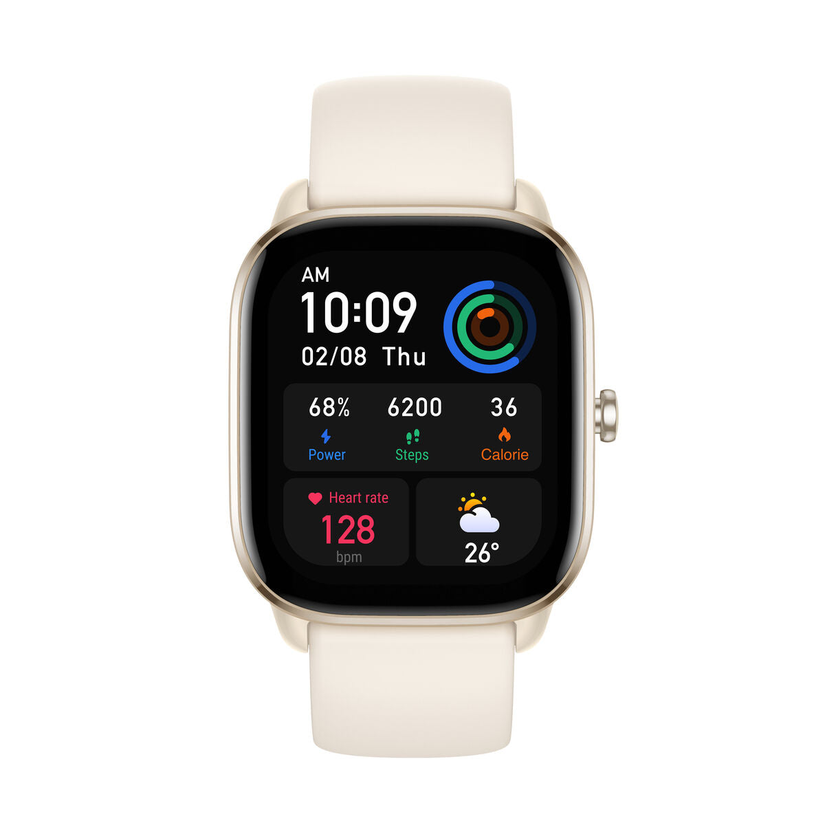 Smartwatch Amazfit W2176OV8N Branco Preto Sim 1,65"