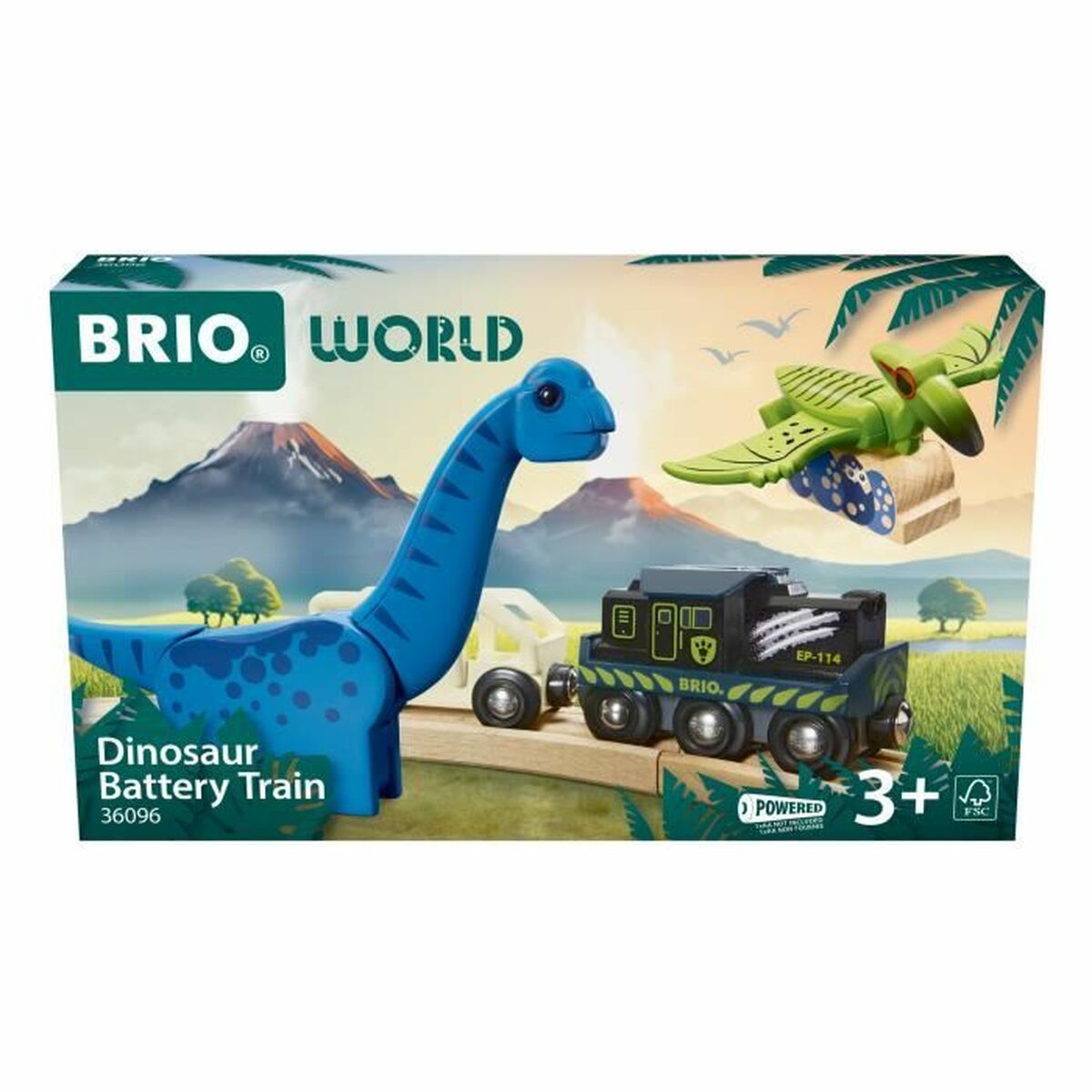 Comboio Brio Dinosaur Battery train