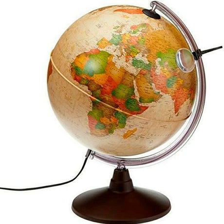 Globo Terrestre com Luz Nova Rico Marco Polo Ø 26 cm Multicolor Plástico - EcoNest