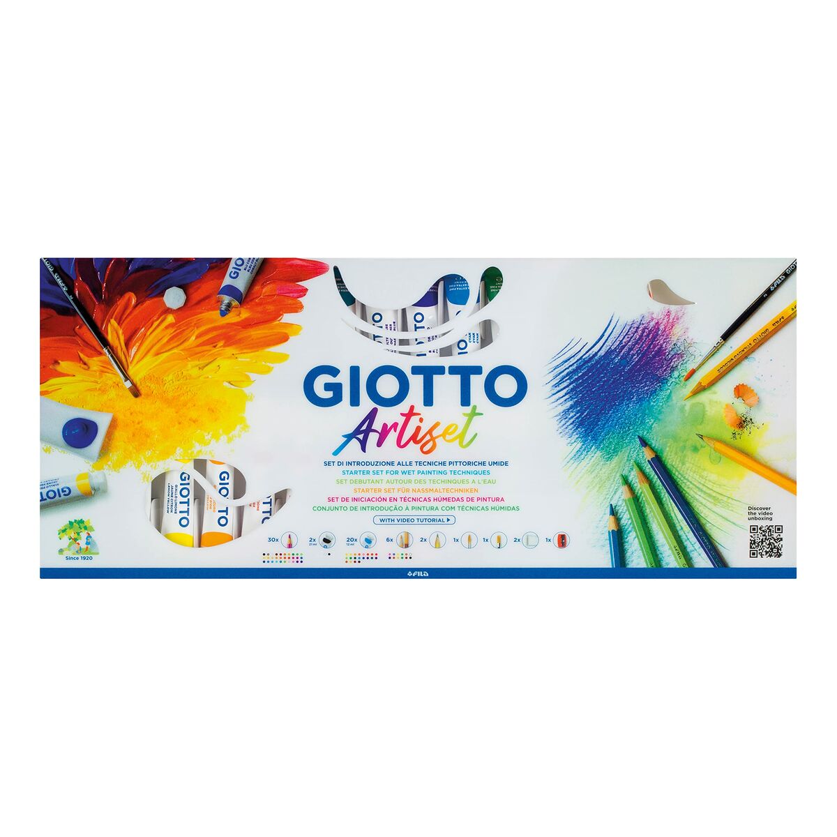 Conjunto de Desenho Giotto Artiset 65 Peças Multicolor - EcoNest