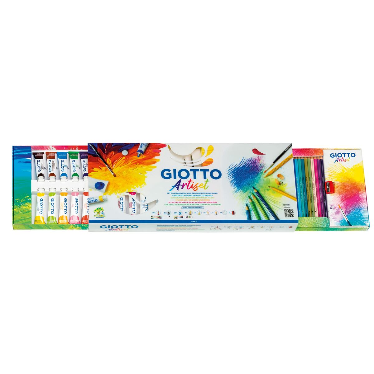 Conjunto de Desenho Giotto Artiset 65 Peças Multicolor - EcoNest