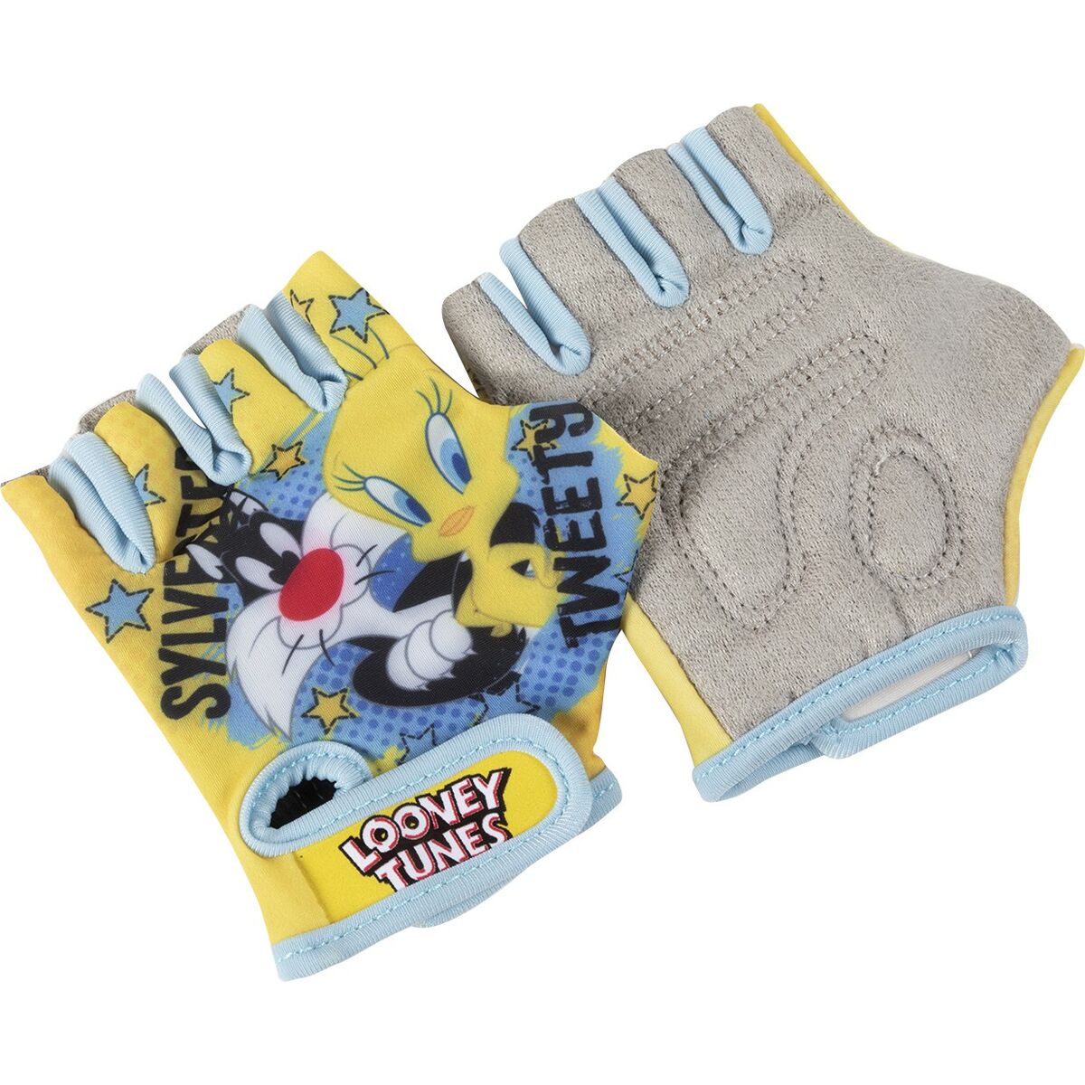 Luvas de Ciclismo Looney Tunes CZ10958 Amarelo Meninos - EcoNest