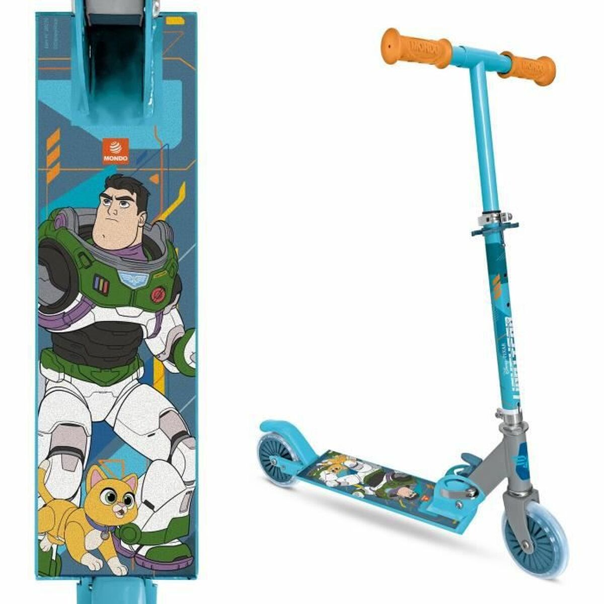 Patinete Scooter Buzz Lightyear Dobrável 2 rodas - EcoNest