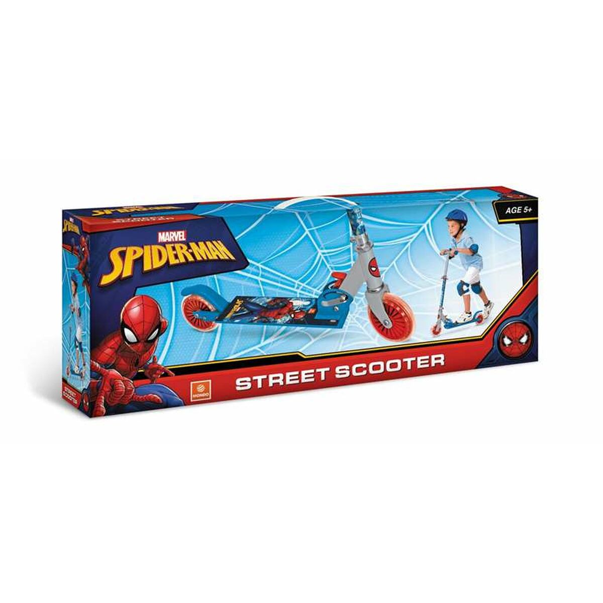 Patinete Spiderman Aluminio 80 x 55,5 x 9,5 cm