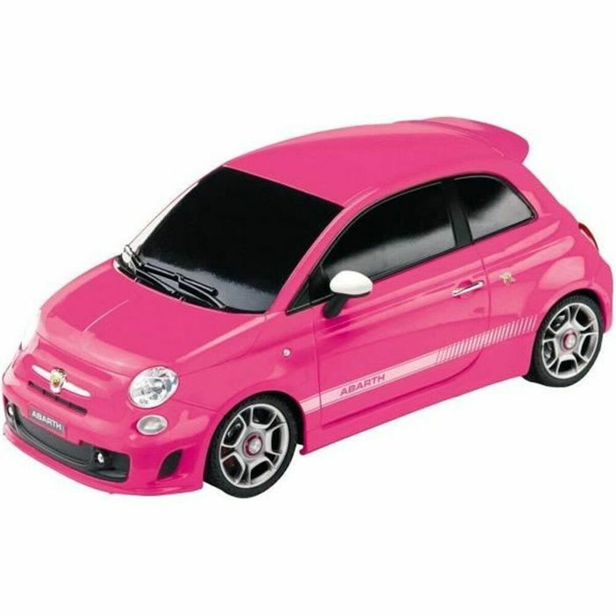 Carro Rádio Controlo Mondo Fiat 500 Abarth Cor de Rosa 1:14 - EcoNest